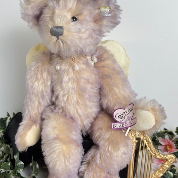 Annette Funicello "Hope" Angel Bear Collection – Limited Edition Lavender Mohair - Picture 11 of 12